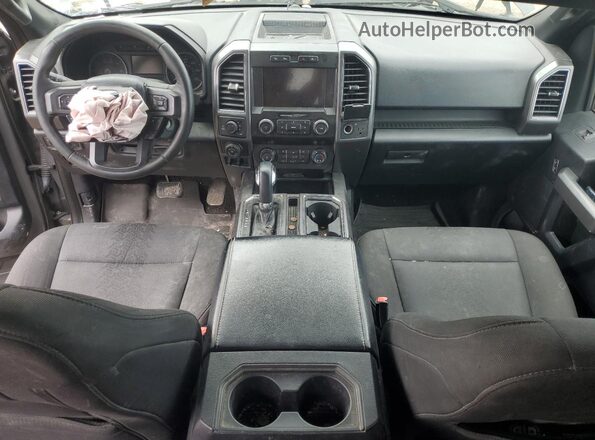 1FTEW1E55LFC46963 2020 FORD F150 Gray წინა პანელის ხედი