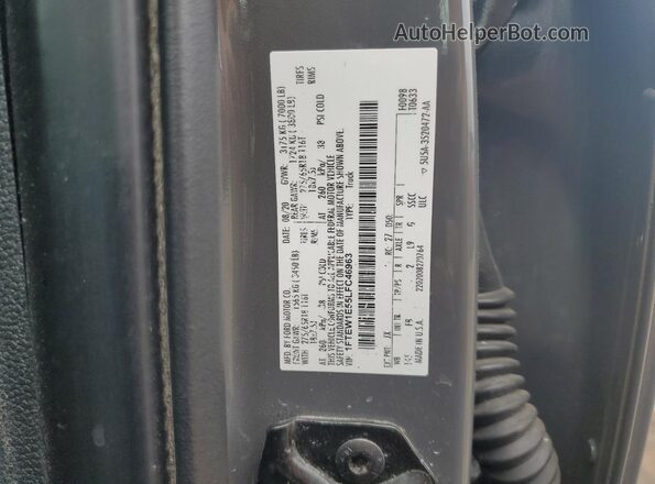 1FTEW1E55LFC46963 2020 FORD F150 Gray ძრავის განყოფილების ხედი