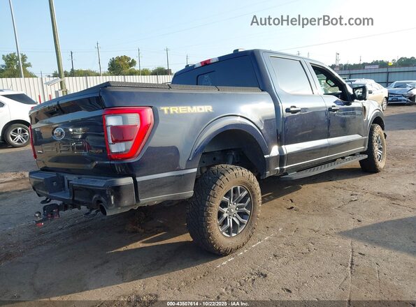 1FTEW1E80NFC29484 2022 FORD F150 Черный Задняя правая четверть