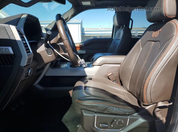 1FTEW1EF0GFA45809 2016 FORD F150 Белый Вид салона спереди