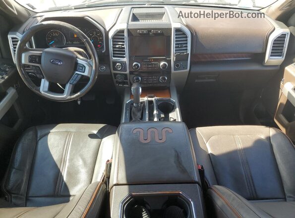 1FTEW1EF0GFA45809 2016 FORD F150 Белый Вид панели приборов