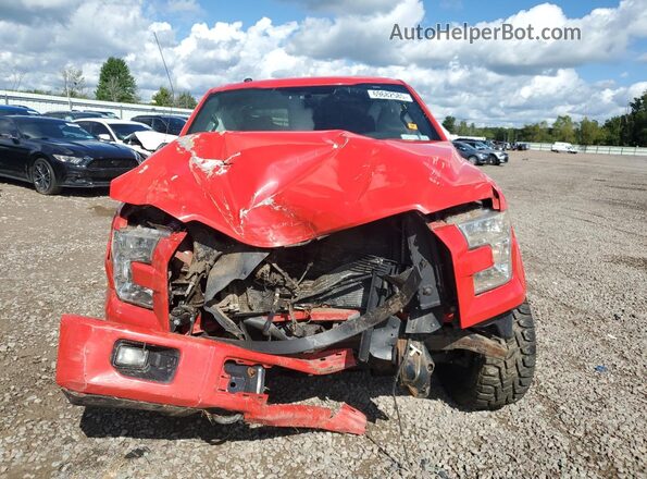 1FTEW1EF1GKF00416 2016 FORD F150 Red Vista frontal