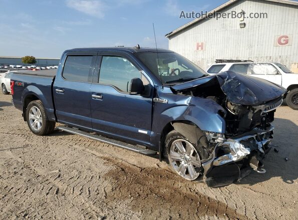 1FTEW1EP7LFC48313 2020 FORD F150 Blue Առջևի աջ
