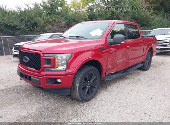 1FTEW1EP9LFC57031 2020 FORD F150 Red Vista tres cuartos delantera izquierda