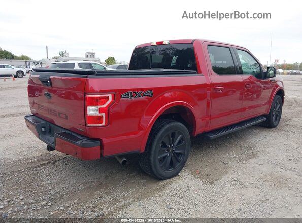1FTEW1EP9LFC57031 2020 FORD F150 Red Trasero derecho