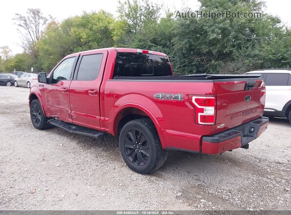 1FTEW1EP9LFC57031 2020 FORD F150 Red Trasero izquierdo