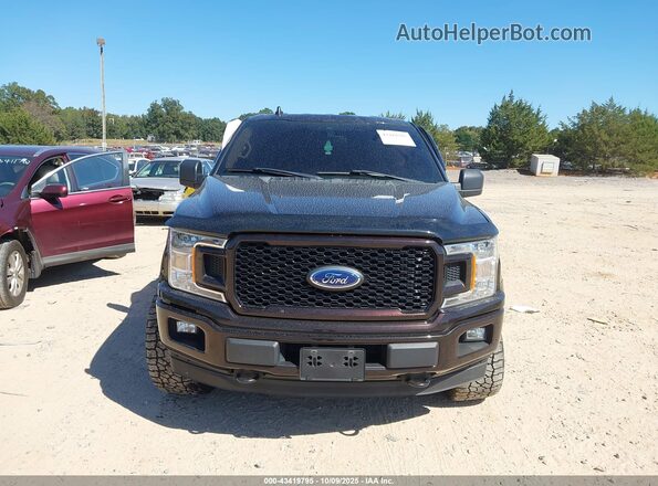 1FTEW1EPXLFA68159 2020 FORD F150 Burgundy Вид щитка приладів