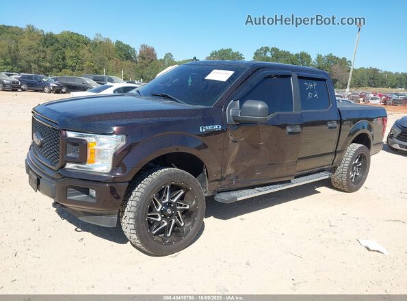 1FTEW1EPXLFA68159 2020 FORD F150 Burgundy Передня ліва чверть