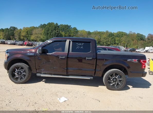1FTEW1EPXLFA68159 2020 FORD F150 Burgundy Панорамний вид салону 360°