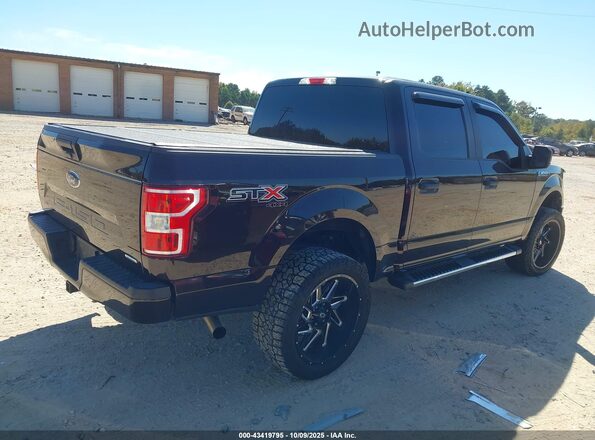 1FTEW1EPXLFA68159 2020 FORD F150 Burgundy Задня права чверть