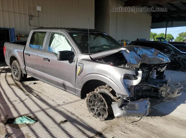 1FTEW2KP0SKE24876 2025 FORD F150 Gray Delantero derecho