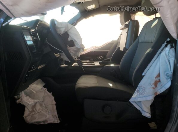 1FTEW2KP0SKE24876 2025 FORD F150 Gray Vista interior delantera