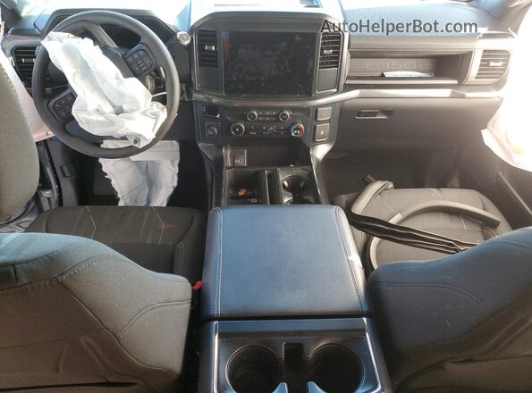 1FTEW2KP0SKE24876 2025 FORD F150 Gray Vista del salpicadero