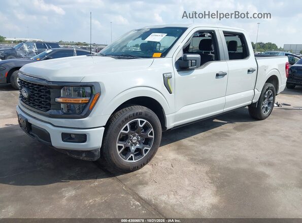 1FTEW2KP3RKE30522 2024 FORD F150 Серый Передняя левая четверть