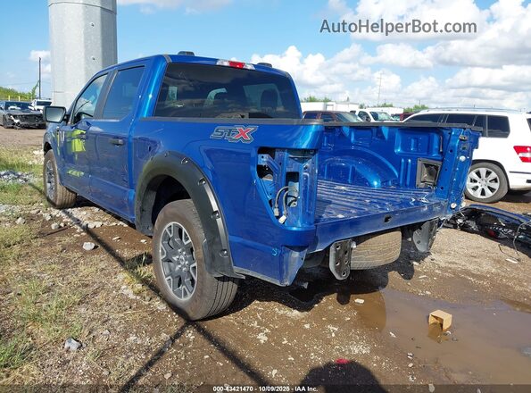 1FTEW2KP4RKF18284 2024 FORD F150 Blue Tył lewy