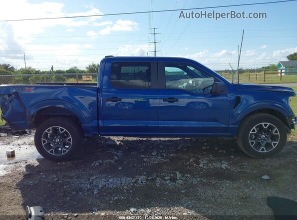 1FTEW2KP4RKF18284 2024 FORD F150 Blue Widok wnętrza 360 stopni