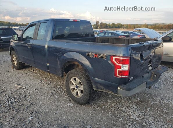 1FTEX1EBXLFB32718 2020 FORD F150 Blue უკანა მარცხენა