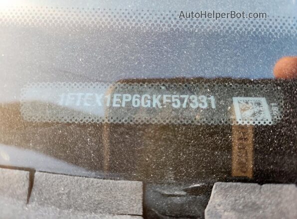 1FTEX1EP6GKF57331 2016 FORD F150 Gray Սալոնի 360 աստիճան տեսք