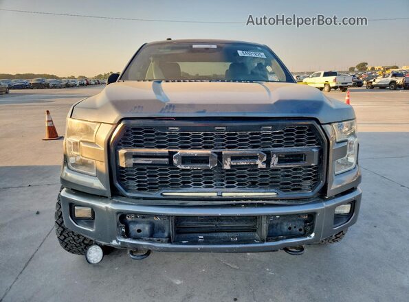 1FTEX1EP6GKF57331 2016 FORD F150 Gray Հետևի տեսք