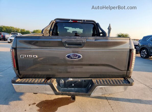 1FTEX1EP6GKF57331 2016 FORD F150 Gray Սալոնի դիմացի տեսք