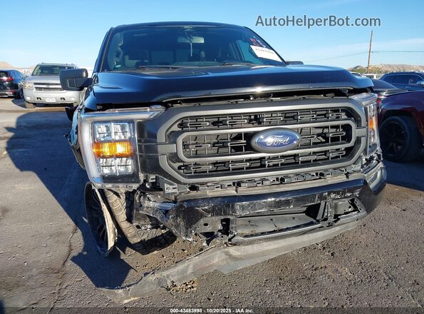 1FTFW1CD3NFB24443 2022 FORD F150 Черный Вид спереди