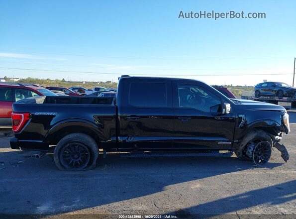1FTFW1CD3NFB24443 2022 FORD F150 Черный Вид задней части салона