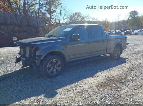 1FTFW1E43LFC00740 2020 FORD F150 Gray Передня ліва чверть