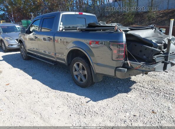 1FTFW1E43LFC00740 2020 FORD F150 Gray Задня ліва чверть