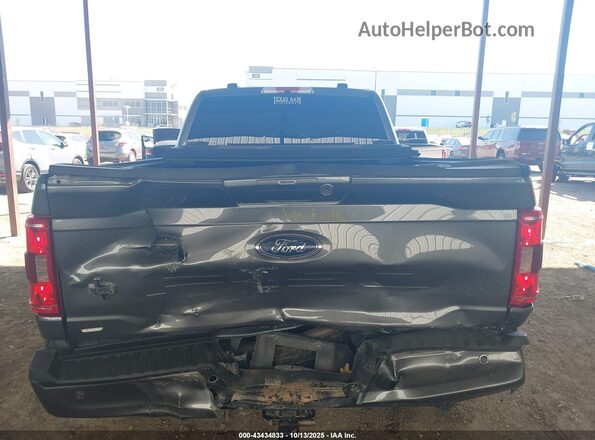 1FTFW1E55NFB31691 2022 FORD F150 Gray Вид спереду