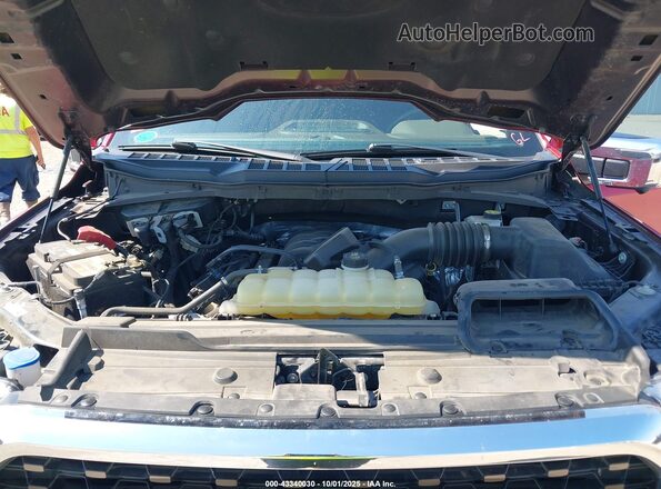 1FTFW1E56NFB88983 2022 FORD F150 Red Widok z tyłu