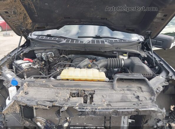 1FTFW1E57NFB07599 2022 FORD F150 Black Вид ззаду