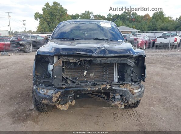 1FTFW1E57NFB07599 2022 FORD F150 Black Вид щитка приладів
