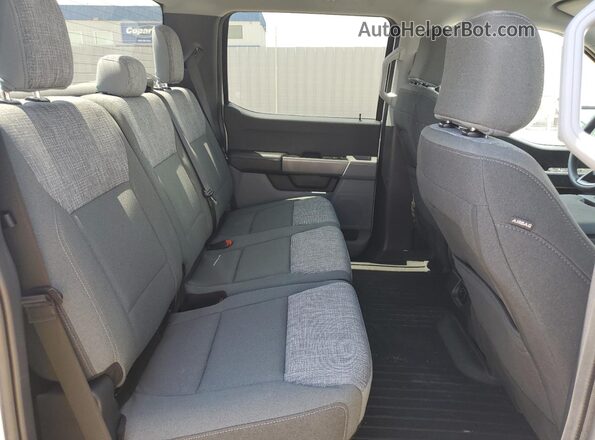 1FTFW1E84PKE60001 2023 FORD F150 White Rear seats view