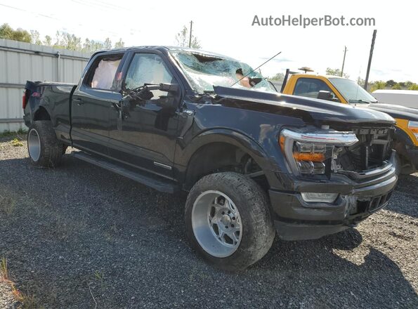 1FTFW1ED8NFB75093 2022 FORD F150 Black Առջևի աջ