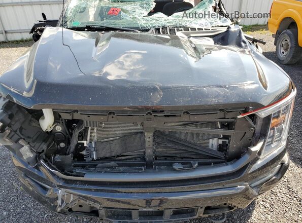 1FTFW1ED8NFB75093 2022 FORD F150 Black Սալոնի հետևի տեսք