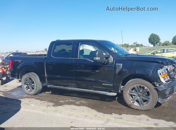 1FTFW1ED9NFB81226 2022 FORD F150 Black Vista interior trasera