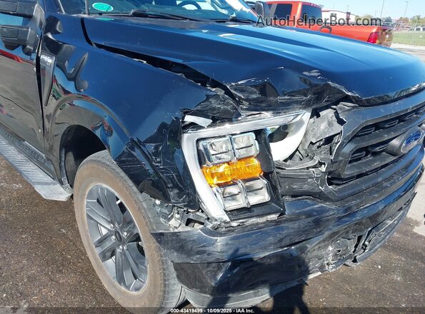 1FTFW1ED9NFB81226 2022 FORD F150 Black Vista frontal