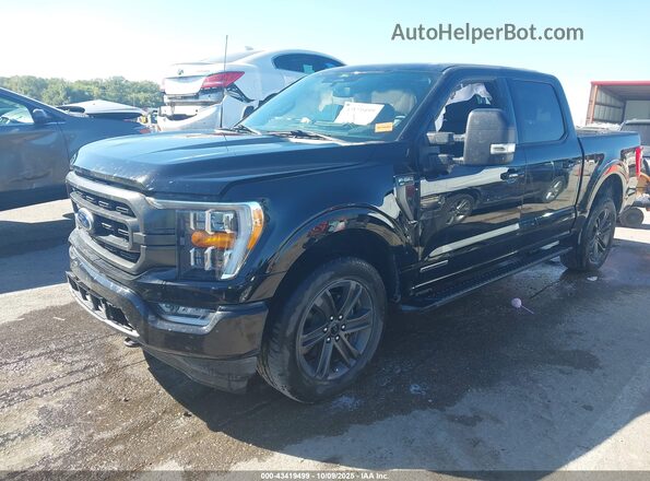 1FTFW1ED9NFB81226 2022 FORD F150 Black Vista tres cuartos delantera izquierda