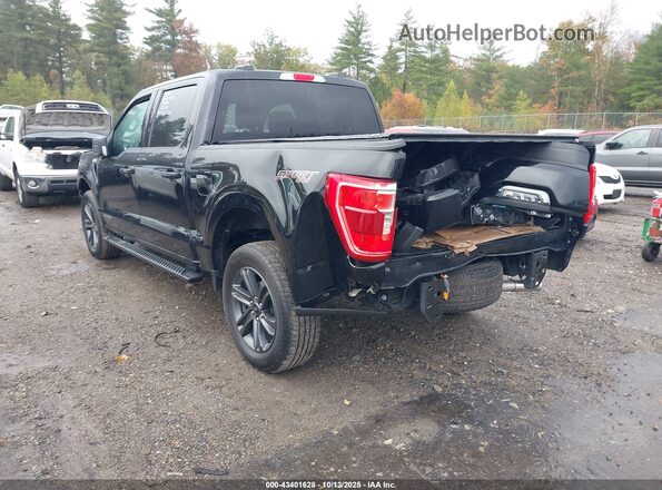 1FTFW1EDXPFD08228 2023 FORD F150 Black Задня ліва чверть