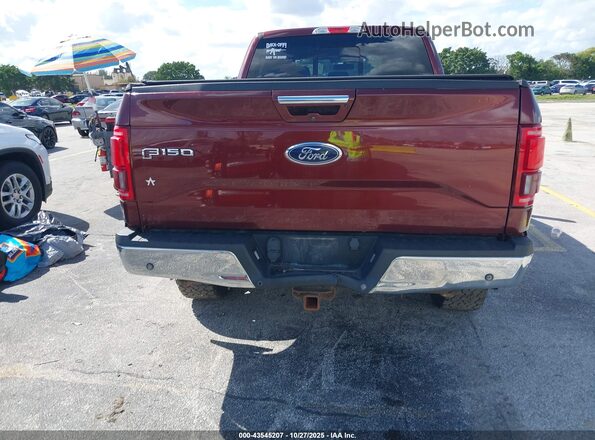 1FTFW1EG0GFD43208 2016 FORD F150 Burgundy 