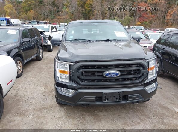 1FTFW1P80NKE09878 2022 FORD F-150 POLICE RESPONDER Черный Вид задней части салона