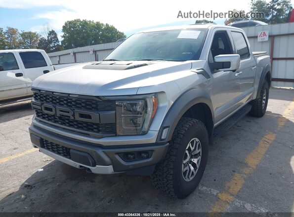1FTFW1RG4NFB91683 2022 FORD F150 Silver Front left