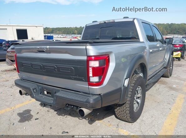 1FTFW1RG4NFB91683 2022 FORD F150 Silver Rear right