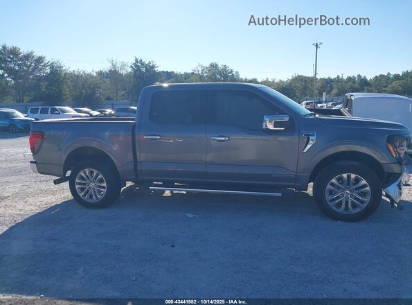 1FTFW3LD1RFB05679 2024 FORD F150 Gray Widok wnętrza z tyłu