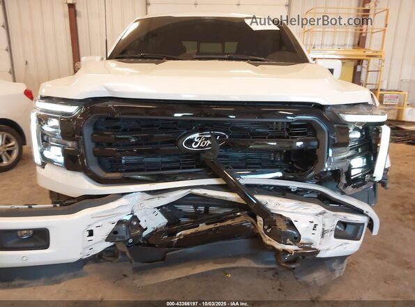 1FTFW5LD1SFA08192 2025 FORD F150 White Widok zestawu wskaźników