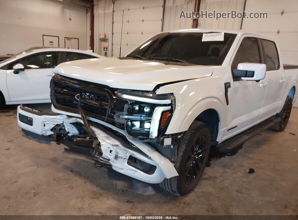 1FTFW5LD1SFA08192 2025 FORD F150 White Widok z przodu