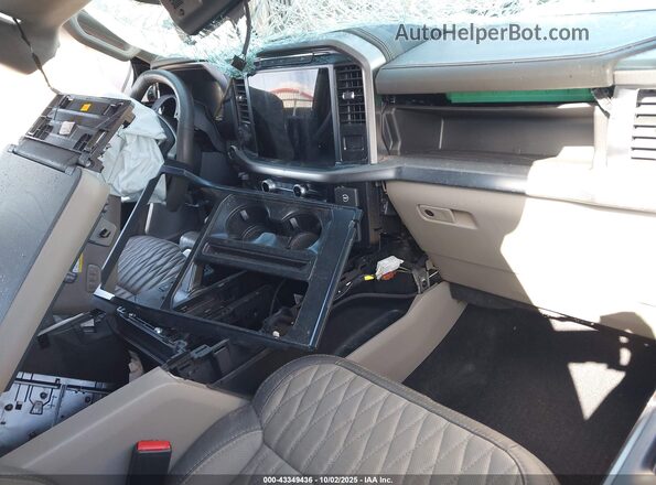 1FTFW7LD5RFA43405 2024 FORD F150 Black Widok wnętrza z przodu