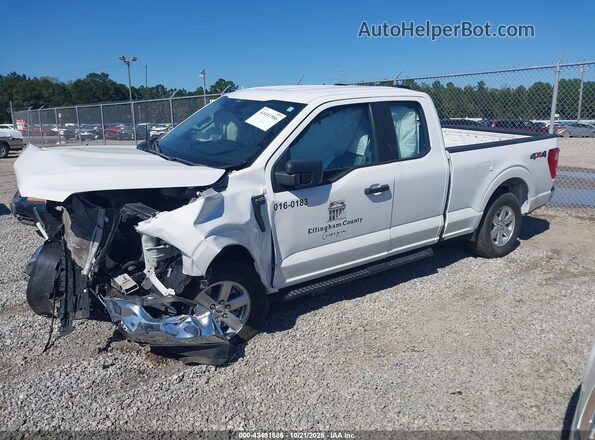 1FTFX1E53NKD90183 2022 FORD F150 Белый Передняя левая четверть