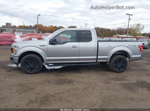 1FTFX1E55LFC70410 2020 FORD F150 Silver Սալոնի 360 աստիճան տեսք