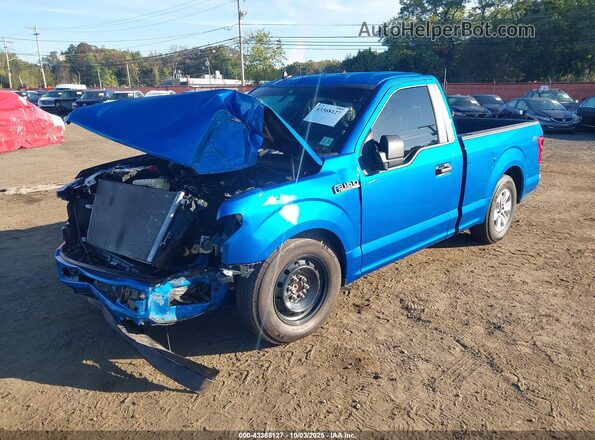 1FTMF1C57LFC31573 2020 FORD F150 Blue Դիմացի տեսք